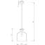 Luminaire suspendu en verre transparent huilé Daelan