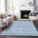 Premium Machine Washable Prisco Sky Rug