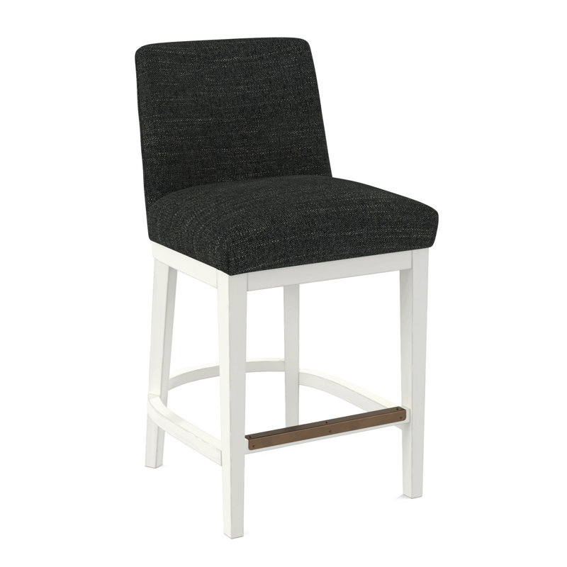 Upholstered Stool, Applause Bray, White