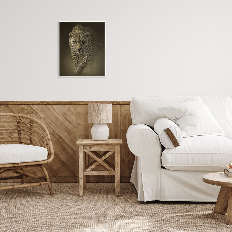 Plaque murale Savage Leopard