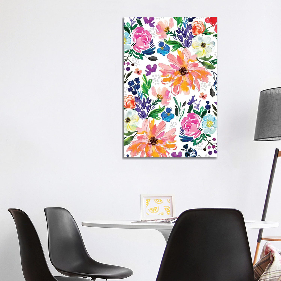 Blooms by Joy Ting - Wrapped Canvas Gallery-Wrapped Canvas GiclÃ©e