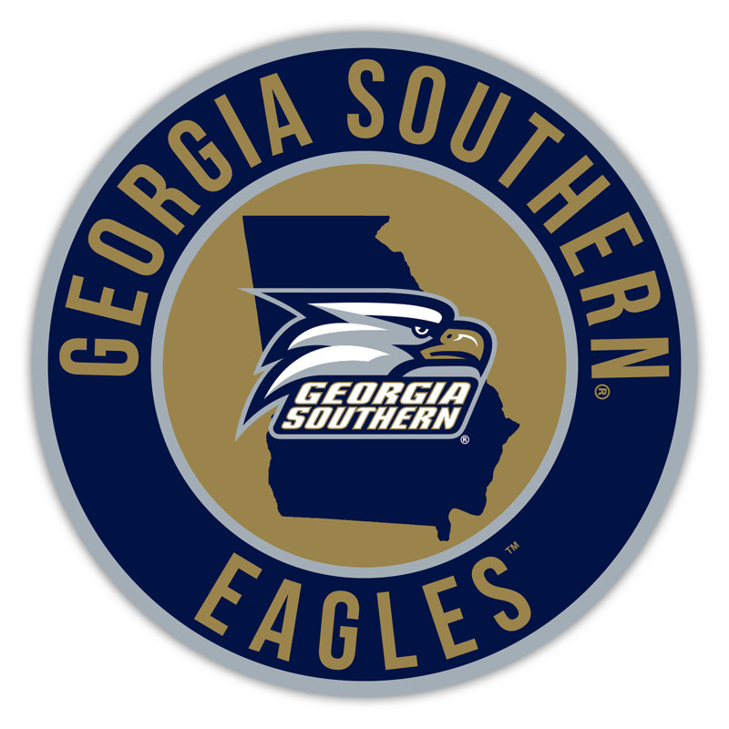 Georgia Southern Bright Line - Cercle de 16 po avec l'État