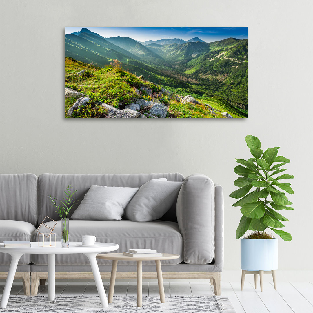 Morgendämmerung in der Tatra - Kunstdrucke auf Leinwand - Wrapped Canvas