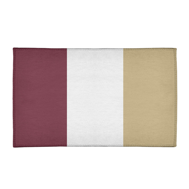 Tapis de zone rouge/beige, Rectangle 2 pi x 3 pi