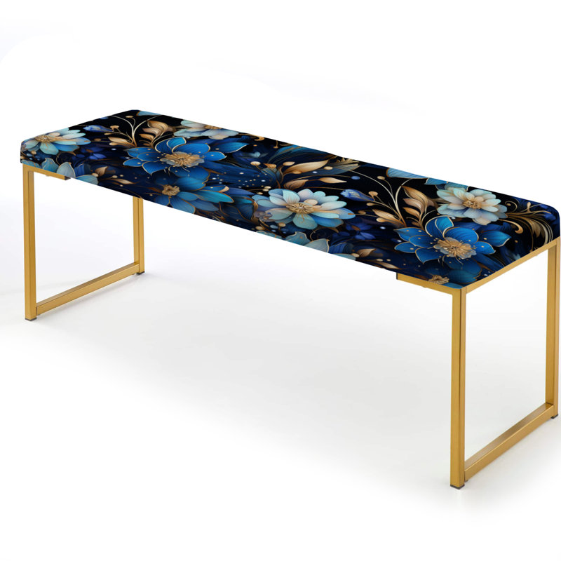 Banc rembourré or, Mystical Boho Pattern I