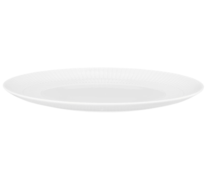 Amina 27.8cm Porcelain Dinner Plate, White
