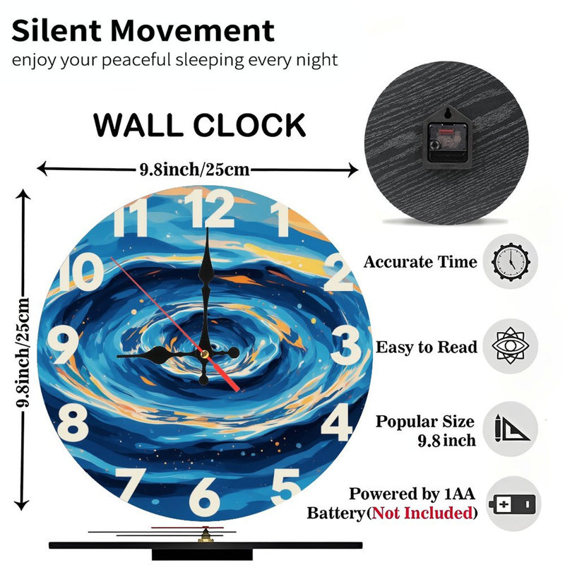 Horloge galaxie à spirale