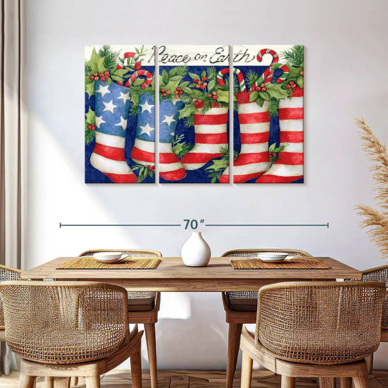 Lelend Old Glory III, 36" H x 57" W
