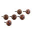 Ensemble de 6 boutons en céramique Novica