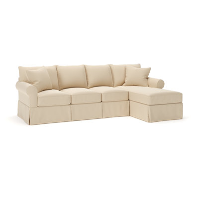 Amari Slipcovered Chaise Sectional