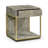 Geometric 24'' W Solid Wood Nightstand