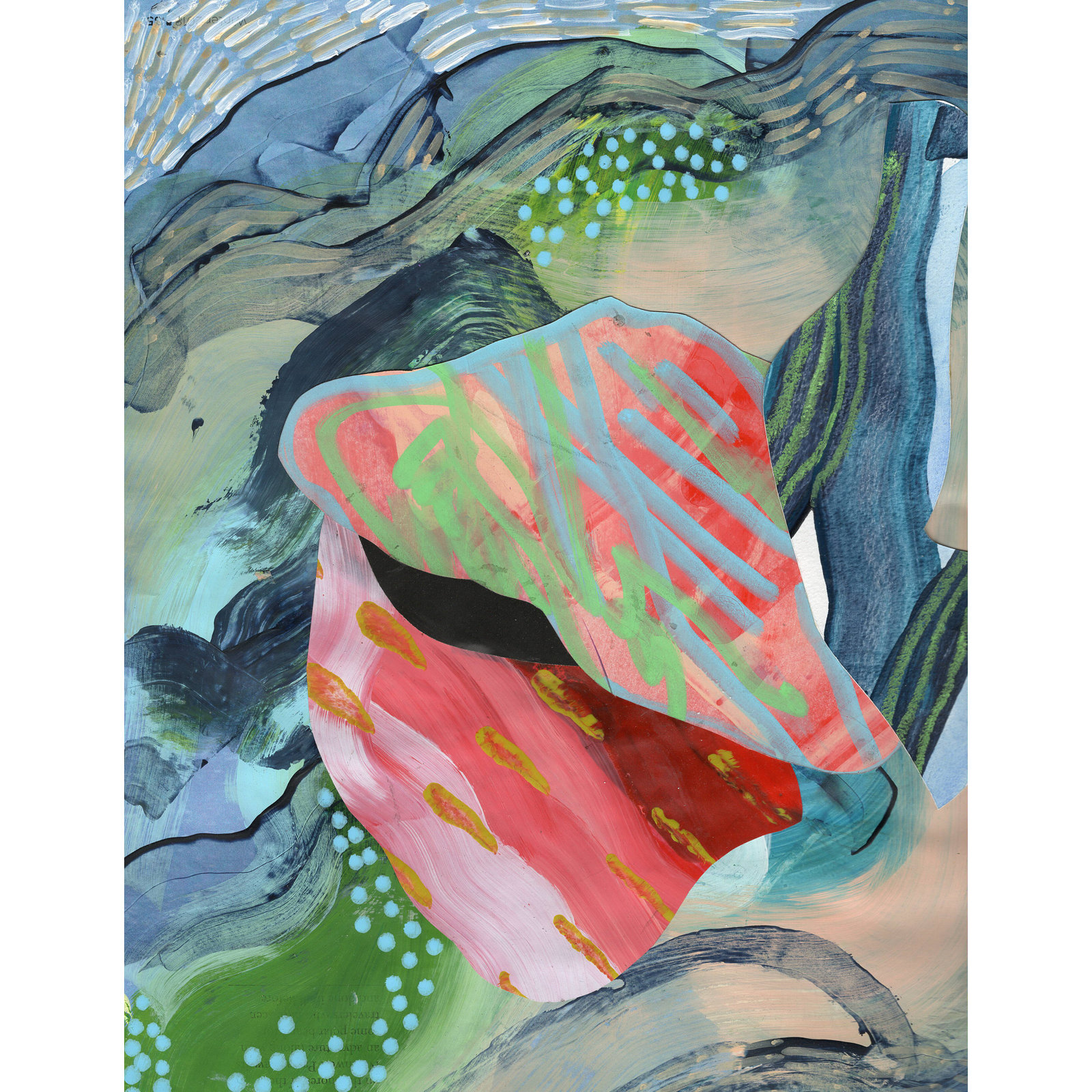 The Heart of the Matter Print by K'era Morgan, No Mat, 16" H x 12" W, Espresso Canvas Floater Framed