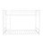 Metal Twin Over Twin Bunk Bed/ Heavy-Duty Sturdy Metal/ Noise Reduced/ Safety Guardrail/No Box Spring Needed,White