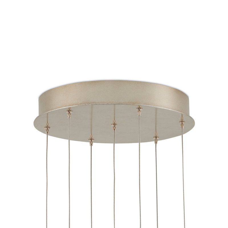 Virtu 7 - Light Cupertino/Painted Silver Pendant