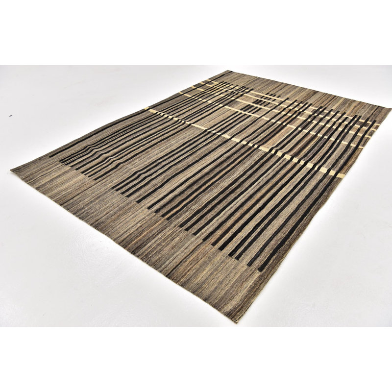 Tapis brun clair 6 x 9 Parrett