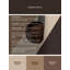 Tapis brun chic et beige lavable à la machine Higgins Truffle-1946475620