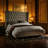 Bed Frame with 61.4" Tall Headboard Upholstered Velvet Platform Bed-573730003-573730001