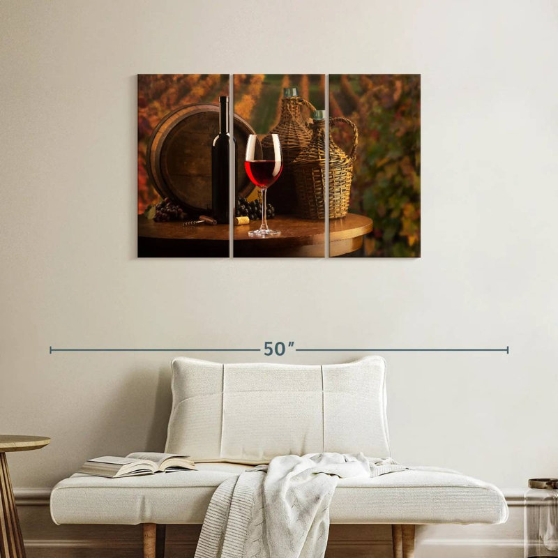 Échantillon de vin rouge Yarlin Vineyard, H 24 po x l 38 po