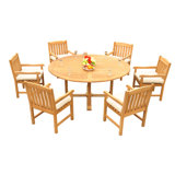 Devon Outdoor - Piece Teak Dining Set