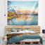 Tapisserie paysage paysage coucher de soleil d'automne-28502755