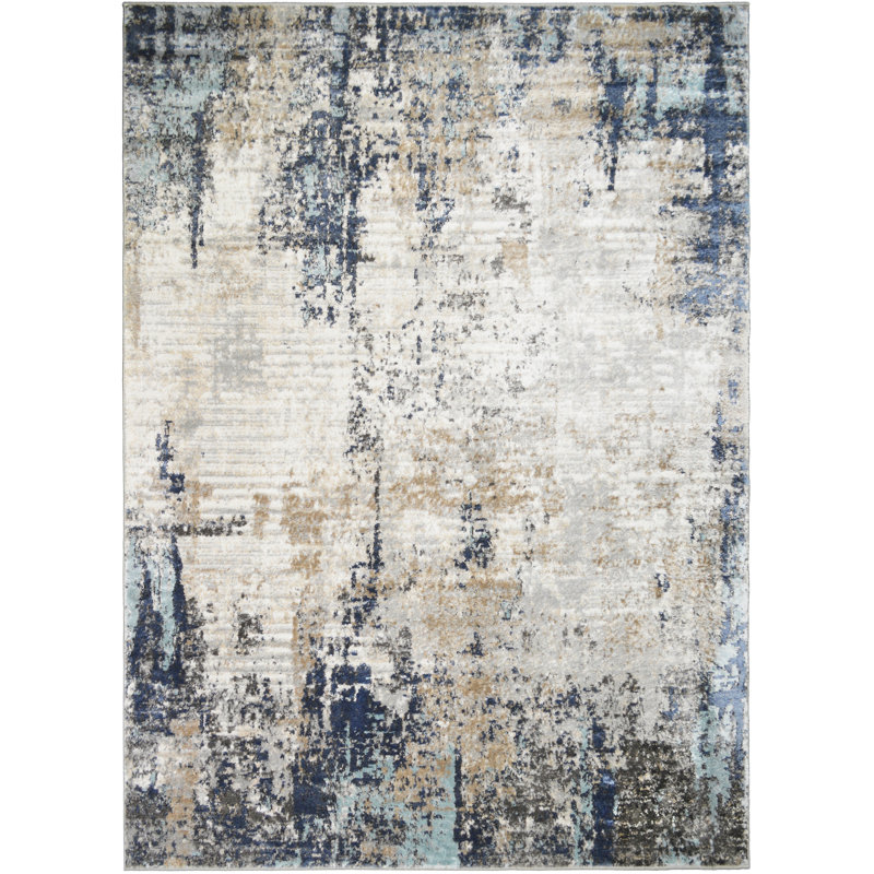 Nickelsen Abstract Rug, Rectangle 7'10" x 9'10"