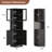64.9" Tall Corner Cabinet With Glass Door-20418264-20418271