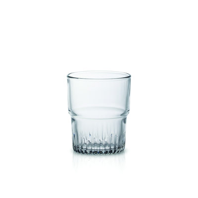 Ensemble de 6 verres empilables transparents