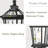 Black Outdoor Wall Mount Light