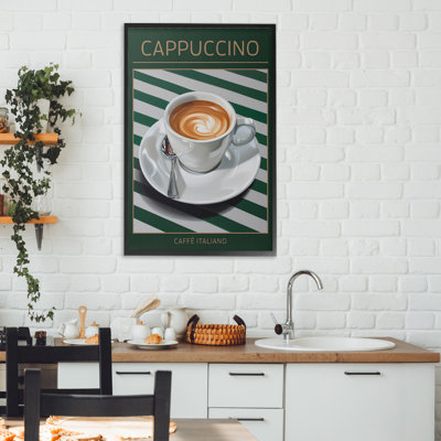 Giclée sur fond cappuccino, dessin par Andreas Magnusson