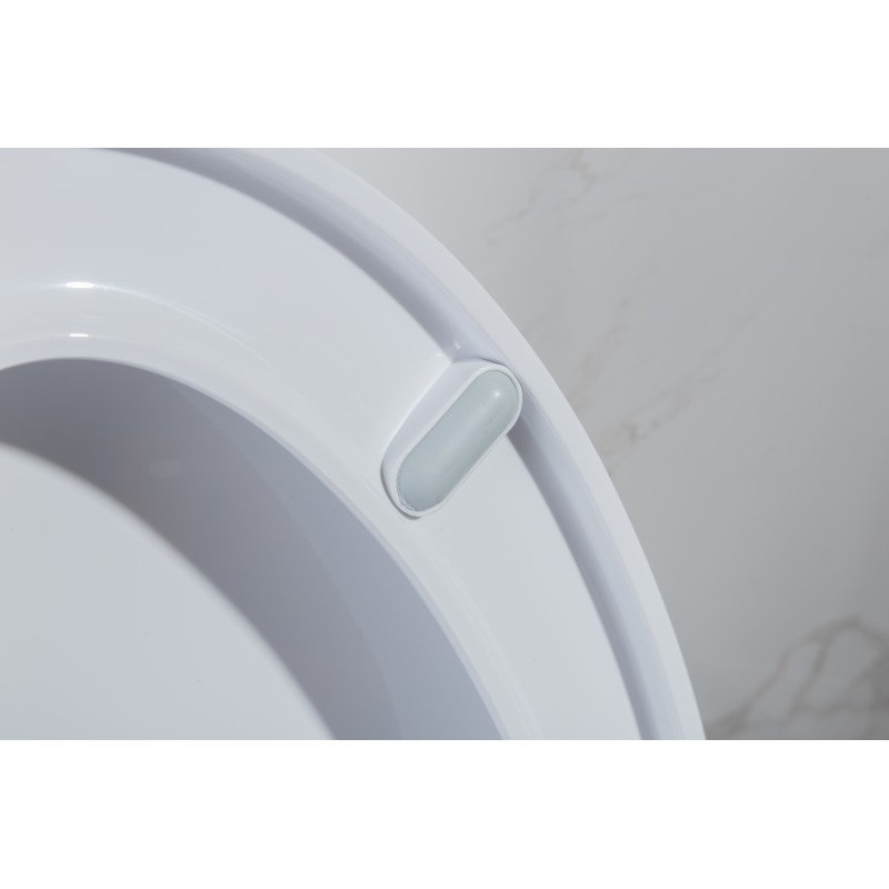 Toilette une pièce à chasse latérale
