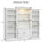 3-Piece Display Bookcase With 5-Color Adjustable LED Lights-179812241