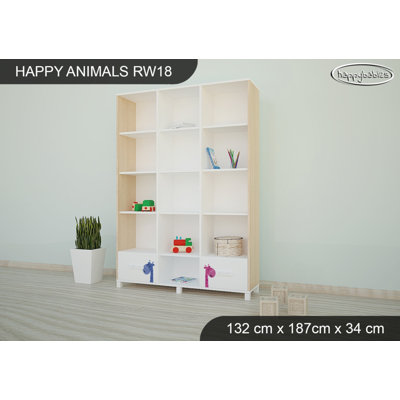 187cm H X 132cm W Kids Bookcase