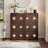 Shoe Cabinet with Flip Drawers, Shoe Storage Cabinet with Adjustable Shelves-1679125770