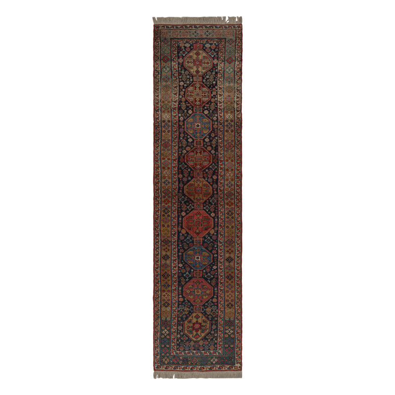 One-of-a-Kind 3'5X13'8 Hand Knotted Area Rug
