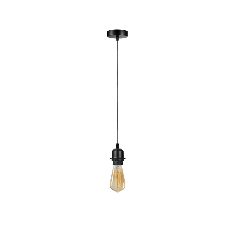 Carlen 1 - Light Single Pendant, Black