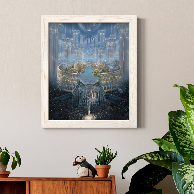 Solace - cadre photo, impression sur toile, Cadre blanc, H 20 po x l 17 po x P 1,5 po