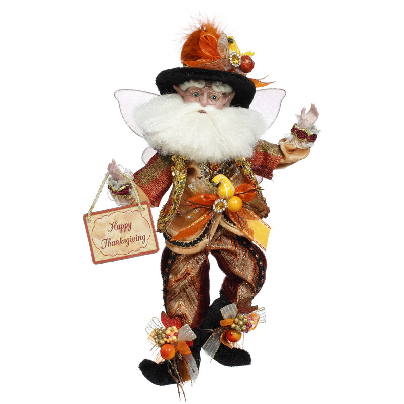 Happy Thanksgiving Fairy, Small - 10 Inches