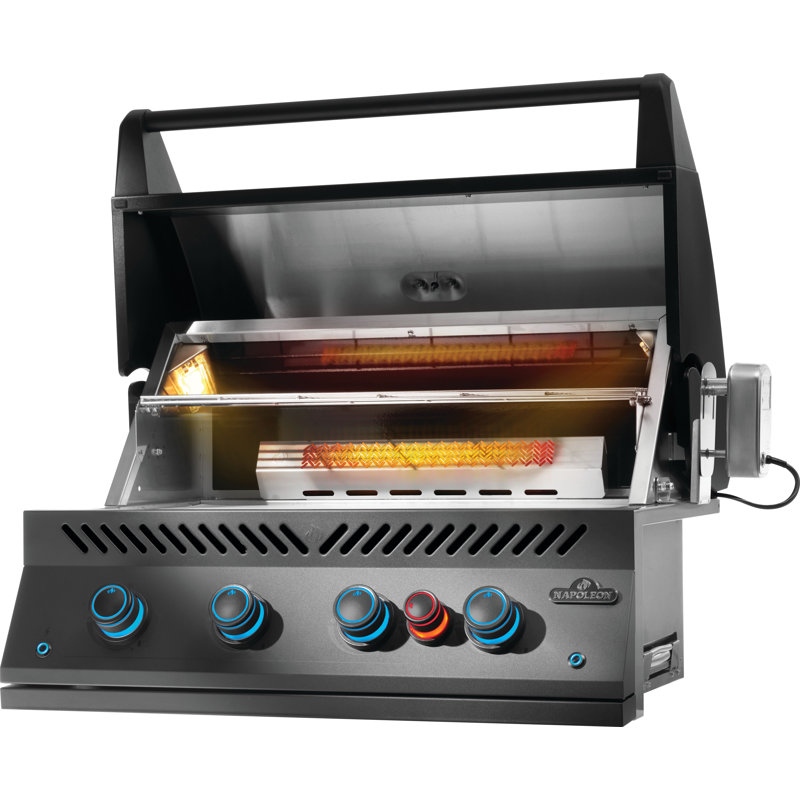 Built-In 700 Series 32" with Infrared Rear Burner, Matte Black, Natural Gas