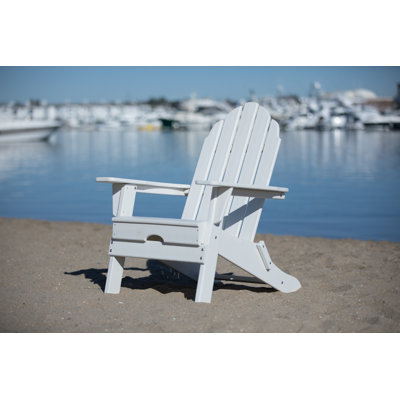 Balboa HDPE Folding Adirondack Chair, Single