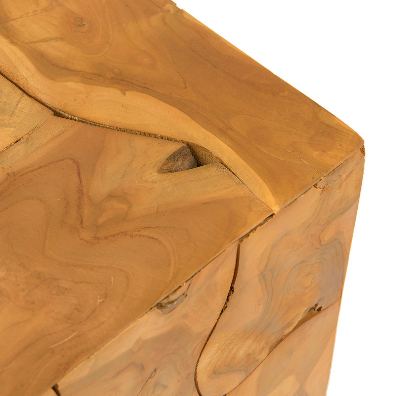 Tabouret d'appoint en bois massif