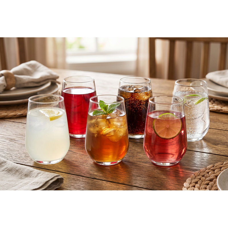 Ensemble de 6 verres à whisky Allegra, verres à whisky 11,7 oz avec base lourde, cocktail de style rétro et whisky Haber