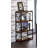 Weathered Oak And Black 3-Shelf Bookcase