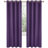 Thermal Insulated Room Darkening Grommet Curtain Panels (Set of 4)-106667167-106667183