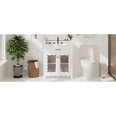 High-quality Ceramic Sink Mdf Classic Bathroom Essential For Modern Spaces