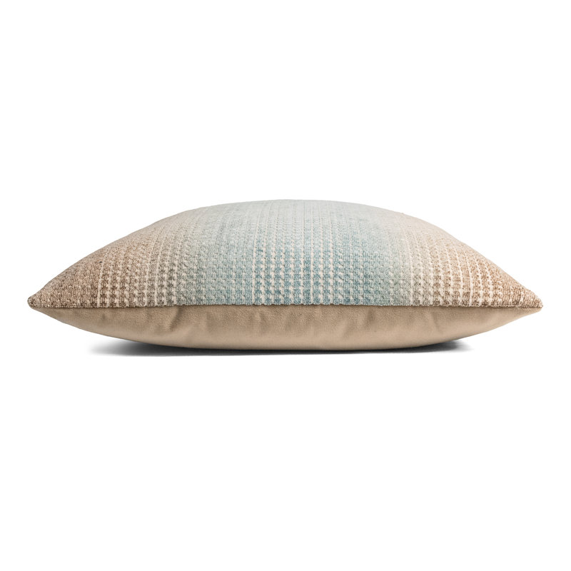 Morpho Square Woven Jacquard Pillow, 22"H x 22"W, Agave