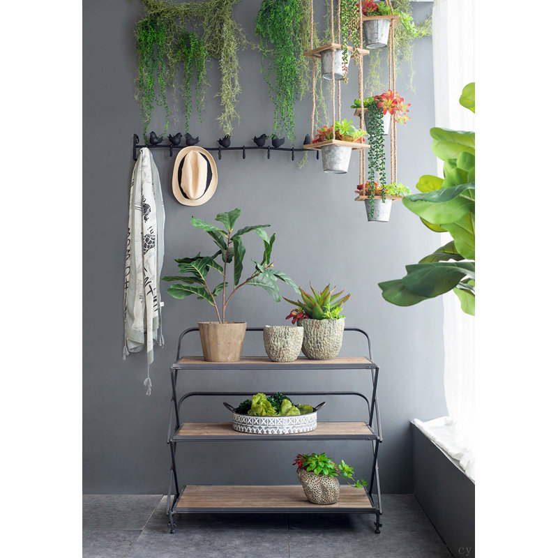 Étagère de rangement 34,3 po x 16,9 po x 32,7 po à 3 niveaux