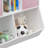 Bookcase With Collapsible Fabric Drawers