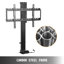 Support mural fixe noir motorisé pouvant supporter jusqu'à 154 lb