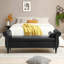 Faux Leather Upholstered Bench