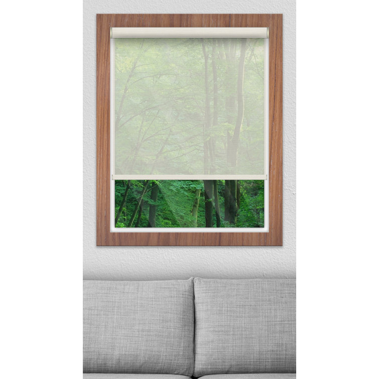 Motorized Semi Sheer Roller Shade
